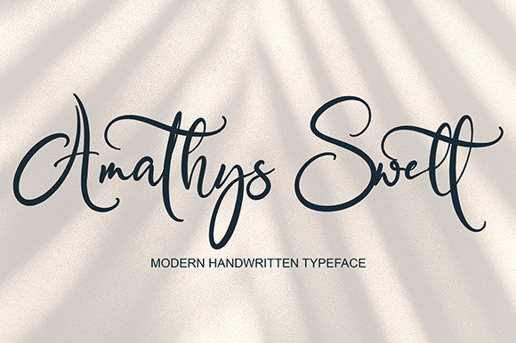 Amathys: A Delicate Script Font