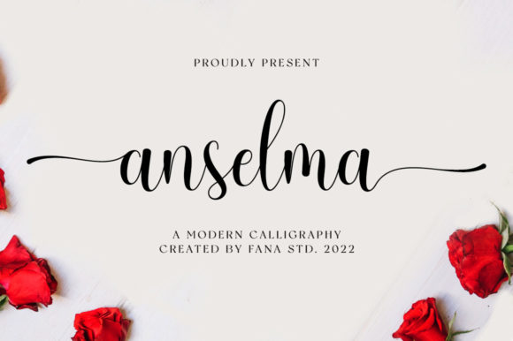 Anselma: A Dazzling Script Font for Editorial Design