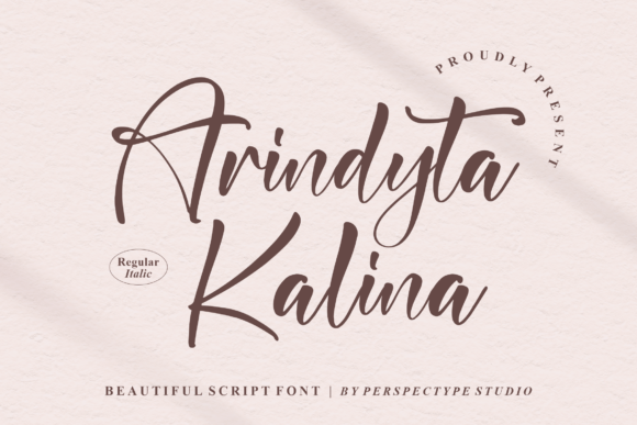 Arindyta Kalina Font for Branding Projects
