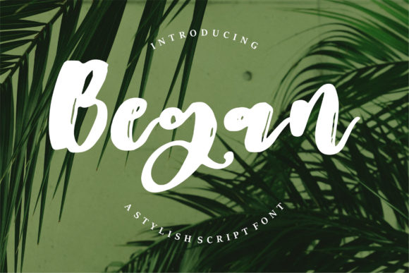 Began Font for Creative Projects