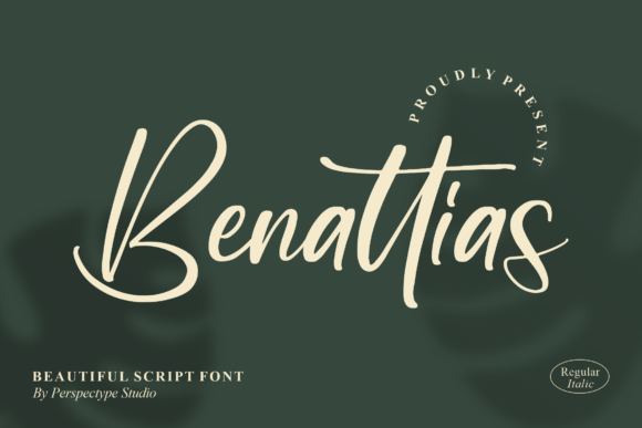 Benattias Font for Creative Projects