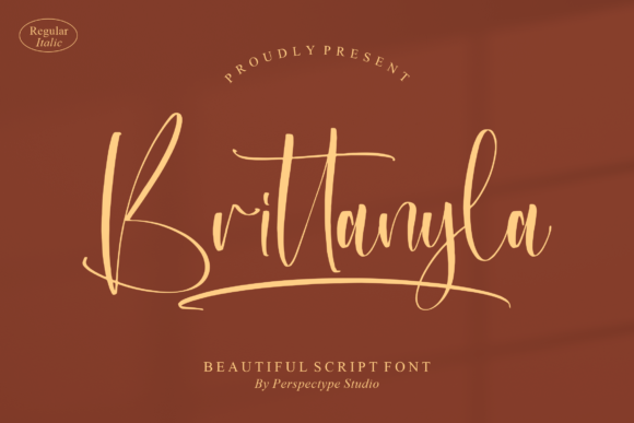 Brittanyla: A Luxurious Script Font for Business