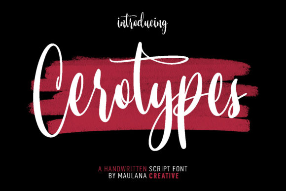 Cerotypes Font for Creative Projects