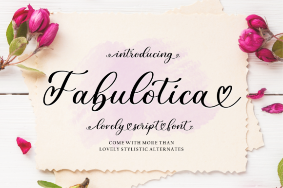 Fabulotica: A Stylish Script Font for Campaign Design