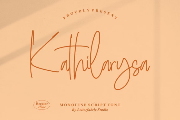 Kathilarysa: A Stylish Script Font
