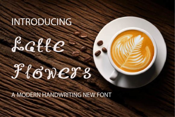 Latte Flowers Font for Creative Brands