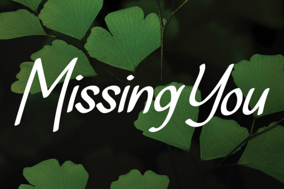 Missing You Font for Creative Projects
