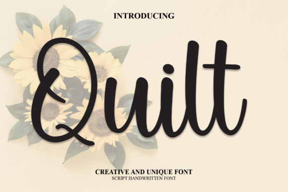 Quilt Font for Professional Branding