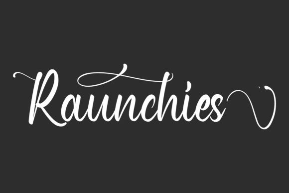 Raunchies Font Review