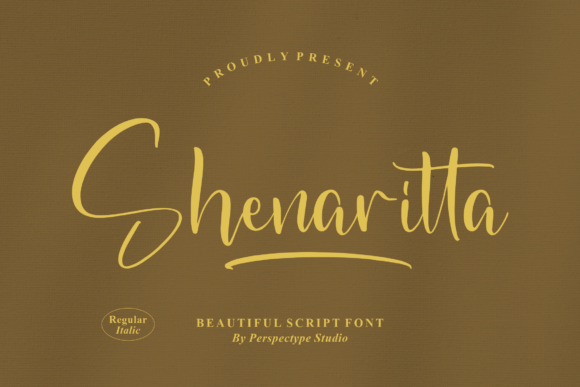 Shenaritta – Elegant Script Font