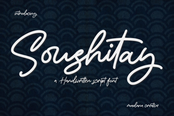 Soushitay: A Delicate Script Font for Branding
