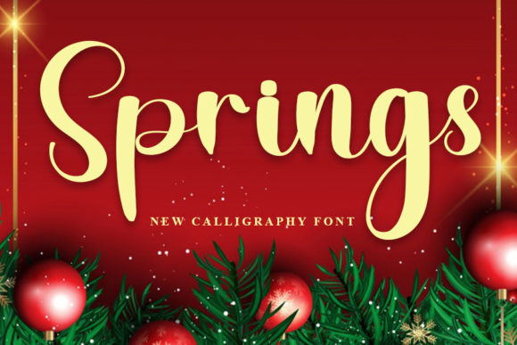 Springs Font: Elegant Script for Digital Design