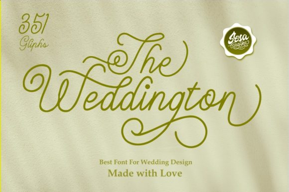 The Weddington Font for Business Branding
