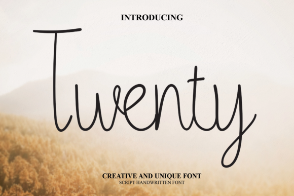 Twenty Font: The Perfect Handwritten Typeface for Crafters